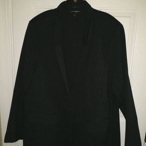 SOLD Lane Bryant Tuxedo Style Black Jacket Size 24